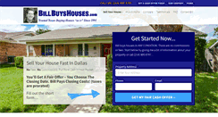 Desktop Screenshot of billbuyshouses.com